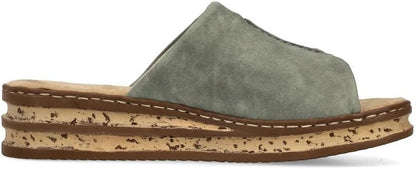 Rieker Pantolette Damen Grün