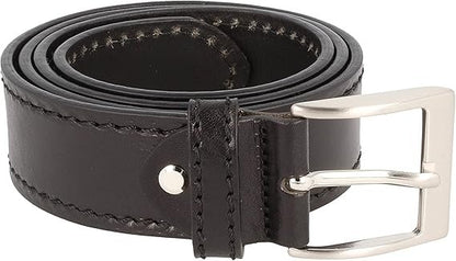 Ledergürtel Basic 4,00 cm Schwarz